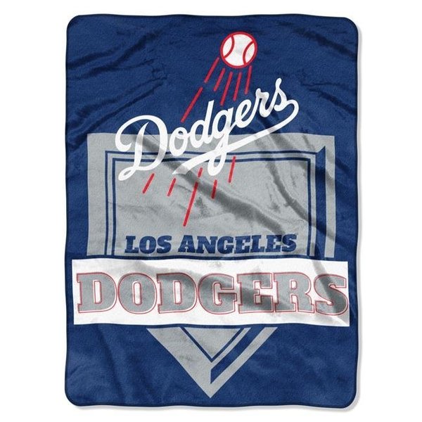 Northwest Los Angeles Dodgers Blanket 60x80 Raschel Home Plate Design 8791842129